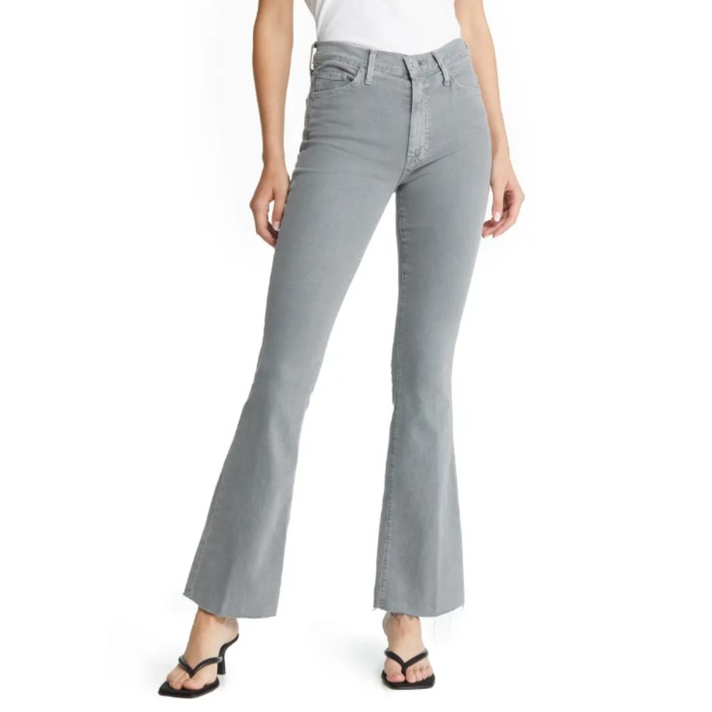 MOTHER The Weekender Fray in Lead Gray (26" waist) - Picture 3 of 14